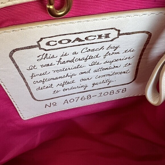 COACH 10858 Legacy Multi-Stripe Hobo Shoulder Bag Authentication‎ Certificate - Picture 12 of 16